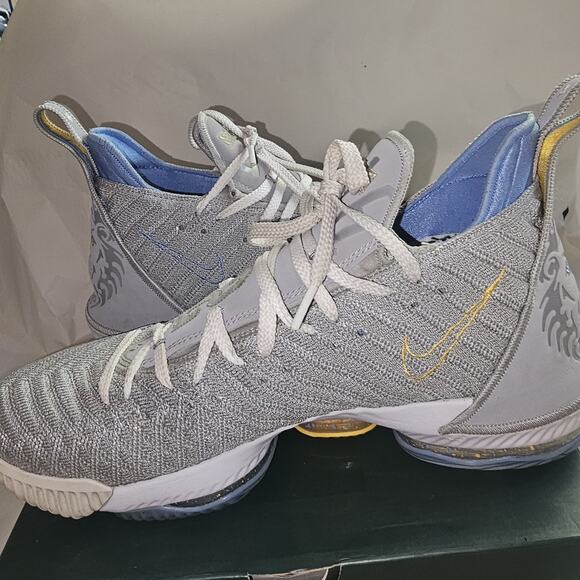 Nike LeBron 16 MLPS Size 12 CK4765-001 Gray King James #23 , - Picture 6 of 16